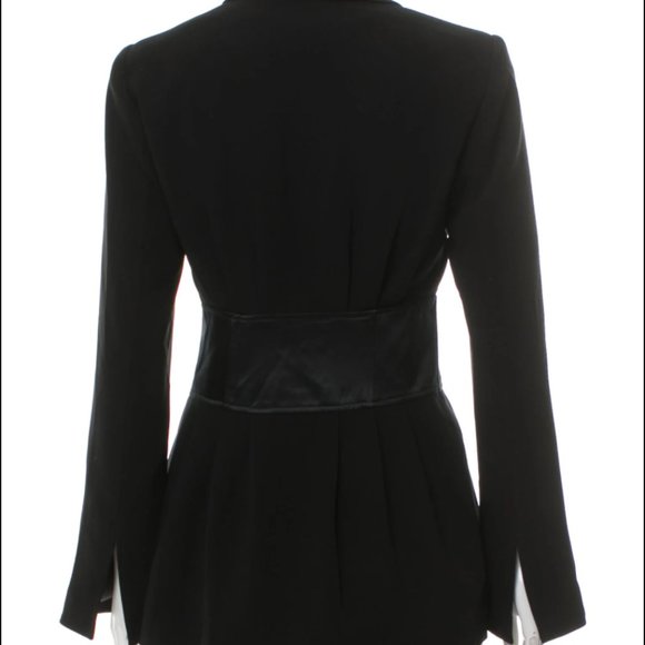Cinq a Sept Lane Corset Waist Blazer in Black, GUC - Picture 6 of 7